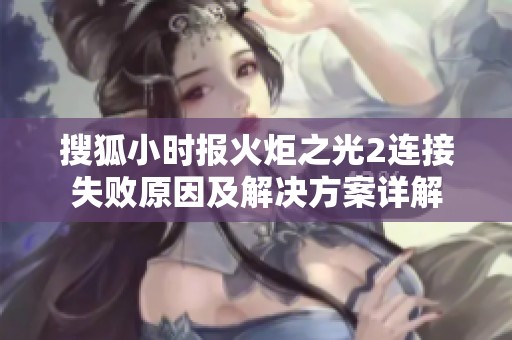 搜狐小时报火炬之光2连接失败原因及解决方案详解