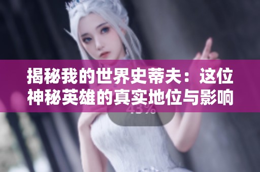 揭秘我的世界史蒂夫：这位神秘英雄的真实地位与影响