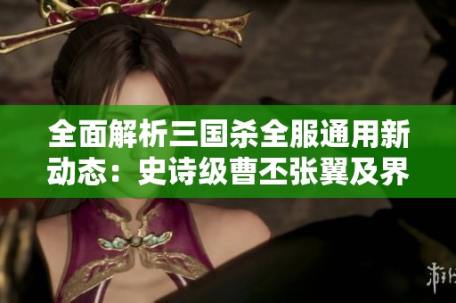全面解析三国杀全服通用新动态：史诗级曹丕张翼及界吕布界貂蝉的精彩表现