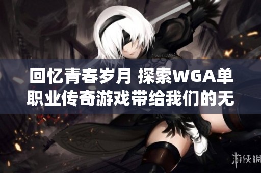 回忆青春岁月 探索WGA单职业传奇游戏带给我们的无限魅力与 nostalgia