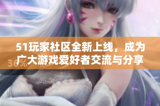 51玩家社区全新上线，成为广大游戏爱好者交流与分享的理想平台