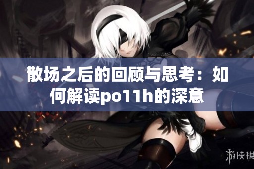 散场之后的回顾与思考：如何解读po11h的深意