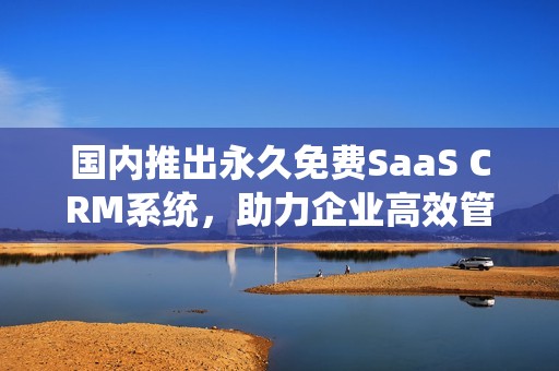 国内推出永久免费SaaS CRM系统，助力企业高效管理客户关系
