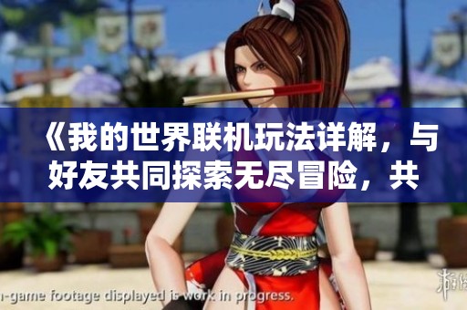 《我的世界联机玩法详解，与好友共同探索无尽冒险，共享快乐时光》