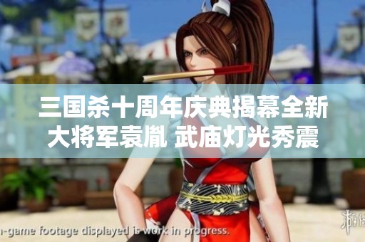 三国杀十周年庆典揭幕全新大将军袁胤 武庙灯光秀震撼登场 神武传世再续传奇