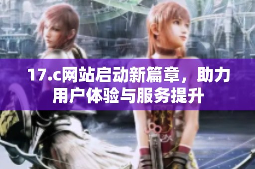 17.c网站启动新篇章，助力用户体验与服务提升