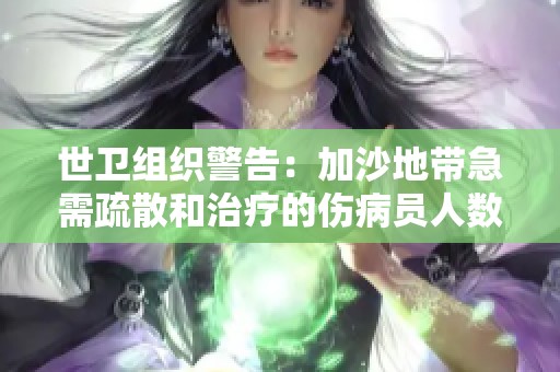 世卫组织警告：加沙地带急需疏散和治疗的伤病员人数已超过1.2万