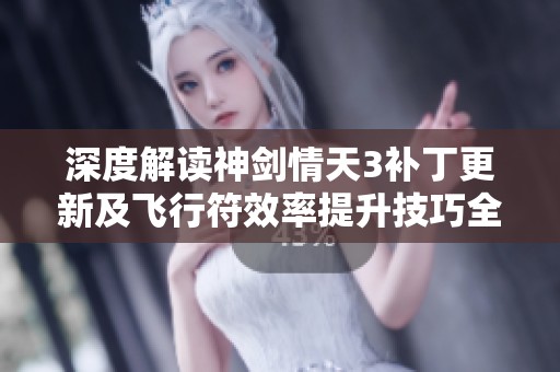 深度解读神剑情天3补丁更新及飞行符效率提升技巧全面攻略