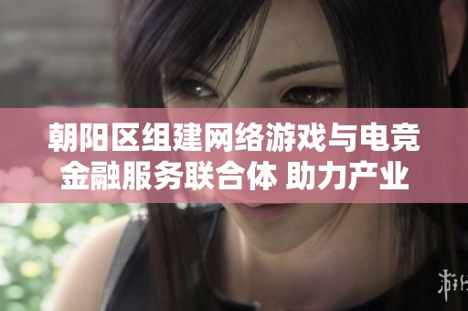 朝阳区组建网络游戏与电竞金融服务联合体 助力产业发展与创新融资