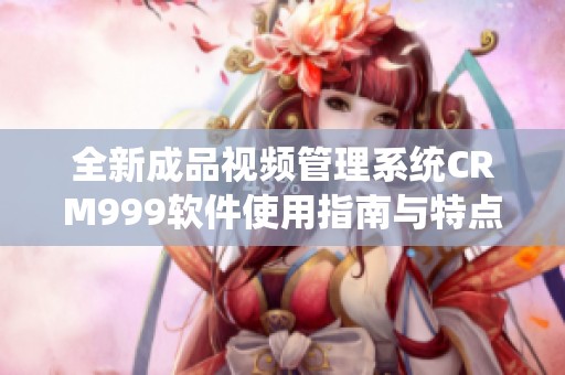 全新成品视频管理系统CRM999软件使用指南与特点分析