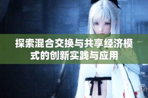 探索混合交换与共享经济模式的创新实践与应用