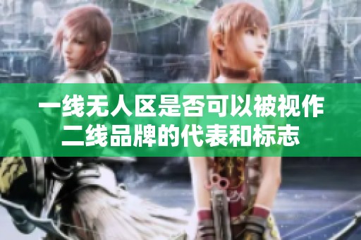 一线无人区是否可以被视作二线品牌的代表和标志