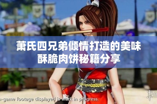 萧氏四兄弟倾情打造的美味酥脆肉饼秘籍分享