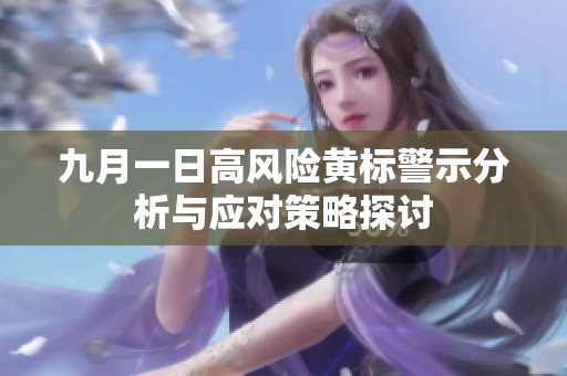 九月一日高风险黄标警示分析与应对策略探讨