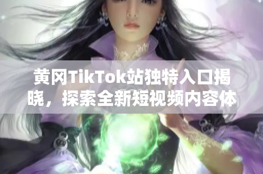 黄冈TikTok站独特入口揭晓，探索全新短视频内容体验