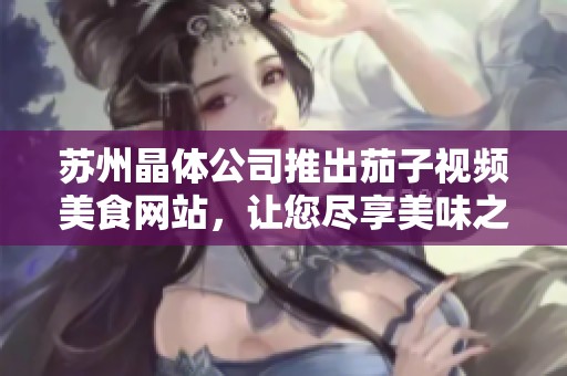 苏州晶体公司推出茄子视频美食网站，让您尽享美味之旅