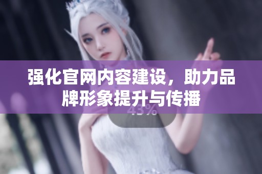 强化官网内容建设，助力品牌形象提升与传播
