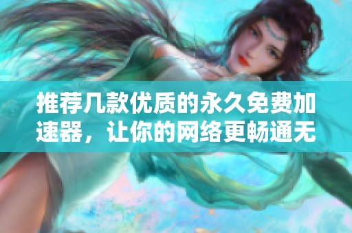 推荐几款优质的永久免费加速器，让你的网络更畅通无阻
