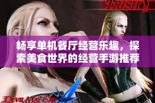 畅享单机餐厅经营乐趣，探索美食世界的经营手游推荐与攻略指南