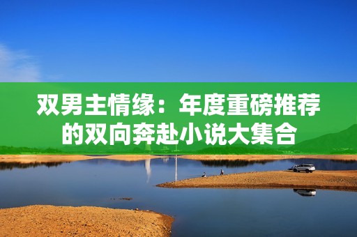 双男主情缘：年度重磅推荐的双向奔赴小说大集合