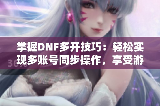 掌握DNF多开技巧：轻松实现多账号同步操作，享受游戏乐趣
