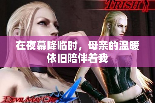在夜幕降临时，母亲的温暖依旧陪伴着我