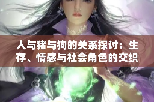 人与猪与狗的关系探讨：生存、情感与社会角色的交织