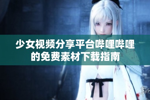 少女视频分享平台哔哩哔哩的免费素材下载指南
