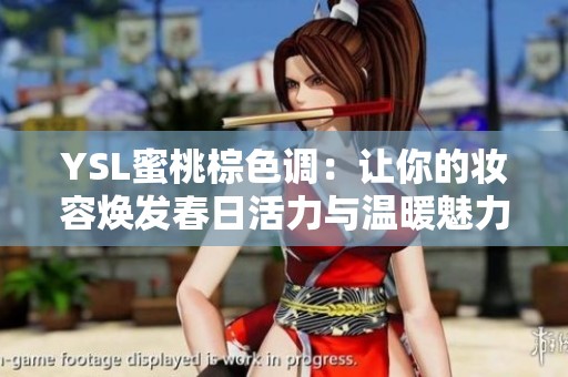 YSL蜜桃棕色调：让你的妆容焕发春日活力与温暖魅力