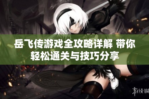 岳飞传游戏全攻略详解 带你轻松通关与技巧分享