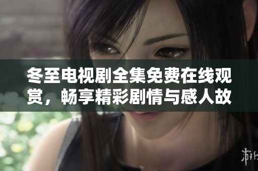 冬至电视剧全集免费在线观赏，畅享精彩剧情与感人故事