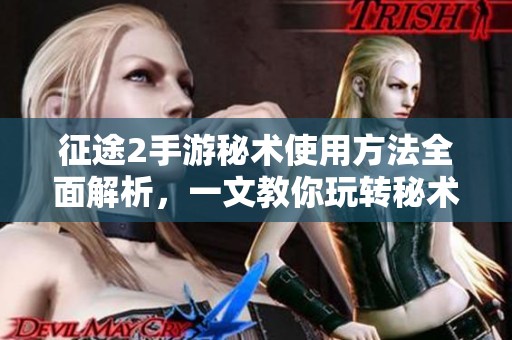 征途2手游秘术使用方法全面解析，一文教你玩转秘术技巧