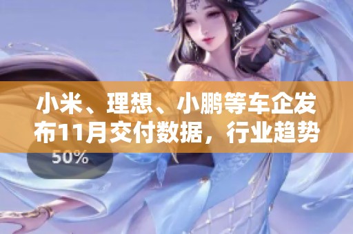 小米、理想、小鹏等车企发布11月交付数据，行业趋势初现端倪