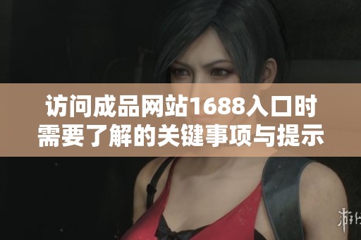 访问成品网站1688入口时需要了解的关键事项与提示