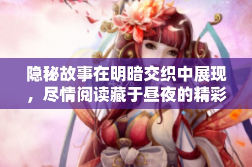 隐秘故事在明暗交织中展现，尽情阅读藏于昼夜的精彩内容