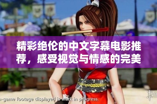 精彩绝伦的中文字幕电影推荐，感受视觉与情感的完美结合