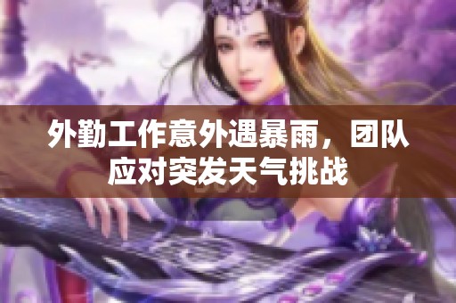 外勤工作意外遇暴雨，团队应对突发天气挑战