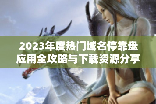2023年度热门域名停靠盘应用全攻略与下载资源分享