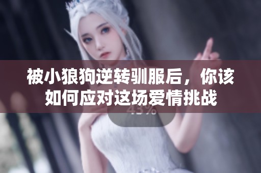 被小狼狗逆转驯服后，你该如何应对这场爱情挑战