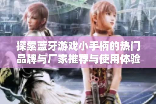 探索蓝牙游戏小手柄的热门品牌与厂家推荐与使用体验分享
