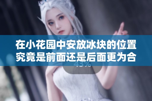 在小花园中安放冰块的位置究竟是前面还是后面更为合适