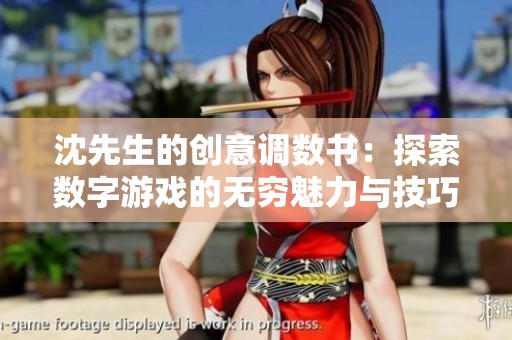沈先生的创意调数书：探索数字游戏的无穷魅力与技巧