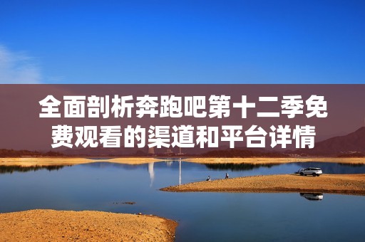 全面剖析奔跑吧第十二季免费观看的渠道和平台详情