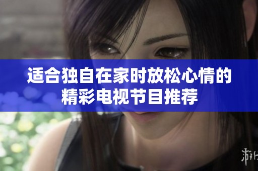 适合独自在家时放松心情的精彩电视节目推荐
