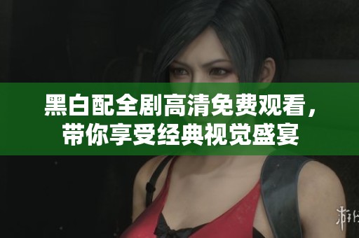黑白配全剧高清免费观看，带你享受经典视觉盛宴