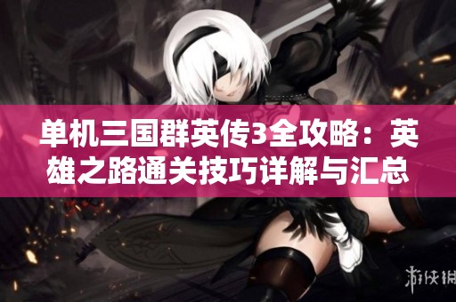 单机三国群英传3全攻略：英雄之路通关技巧详解与汇总