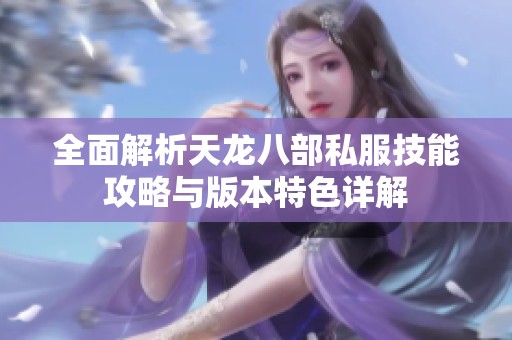 全面解析天龙八部私服技能攻略与版本特色详解
