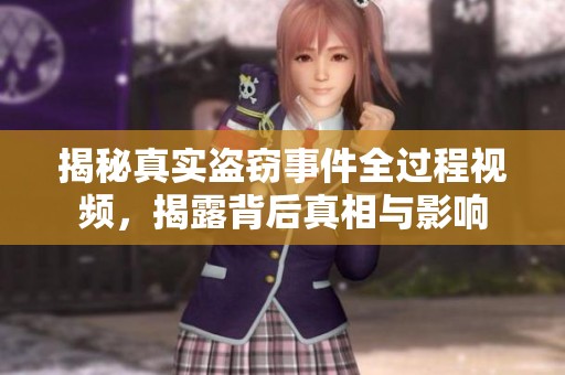 揭秘真实盗窃事件全过程视频，揭露背后真相与影响