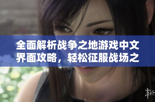 全面解析战争之地游戏中文界面攻略，轻松征服战场之旅技巧分享