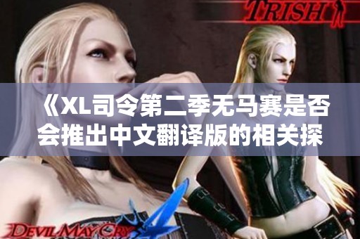 《XL司令第二季无马赛是否会推出中文翻译版的相关探讨》